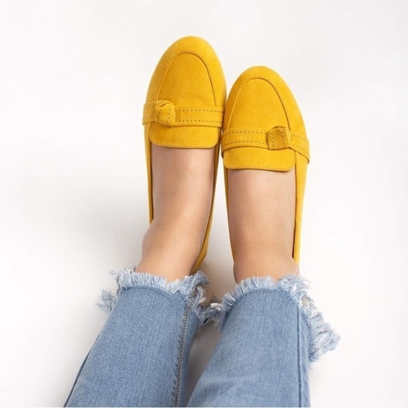 Journee Collection Shoes - Journee Collection Womens Marci Width Slip On Round Toe Loafer Flats 8.5